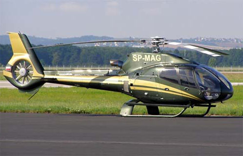 Helicopter EC-120 Charter flight in Poland