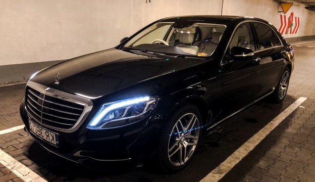 Mercedes S class hire WROCLAW Airport